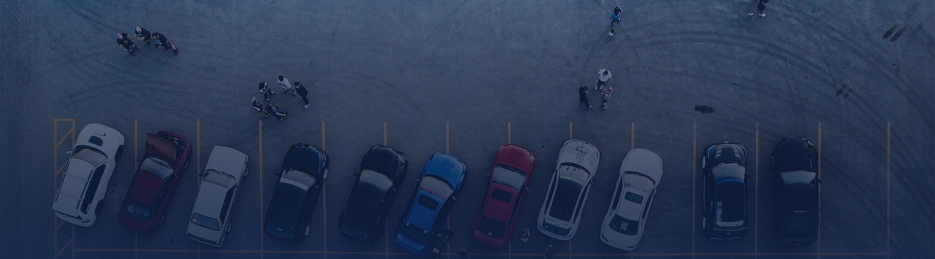 Cars in stock background