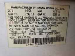 2008 NISSAN ALTIMA