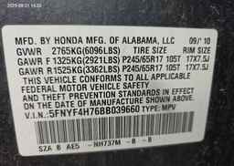 2011 HONDA PILOT EX-L