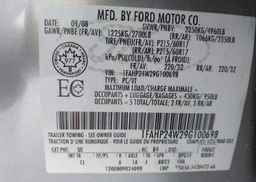 2009 FORD TAURUS SEL