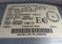 2008 NISSAN VERSA 1.8 S