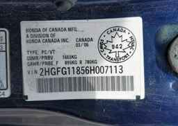 2006 HONDA CIVIC EX