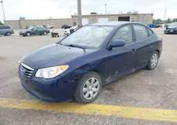 2010 HYUNDAI ELANTRA BLUE