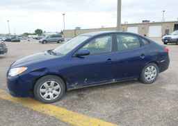 2010 HYUNDAI ELANTRA BLUE