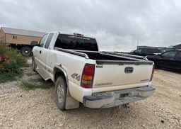 2001 CHEVROLET SILVERADO 1500 EXT CAB