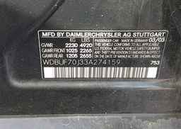 2003 MERCEDES-BENZ E500W