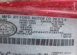 2001 FORD MUSTANG