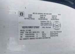 2000 CHEVROLET EXPRESS G1500