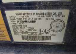 2010 NISSAN SENTRA 2.0