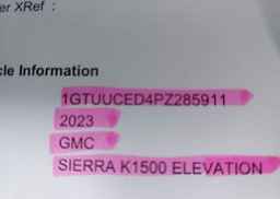 2023 GMC SIERRA K1500 ELEVATION