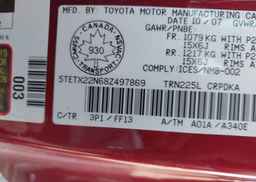 2008 TOYOTA TACOMA ACCESS CAB