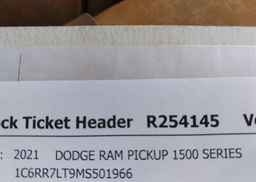2021 RAM 1500 CLASSIC SLT