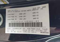 2009 MITSUBISHI ECLIPSE GS