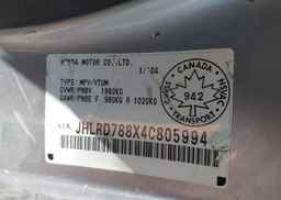 2004 HONDA CR-V EX