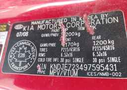 2009 KIA SPORTAGE LX