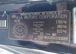 2010 KIA FORTE SX