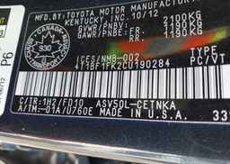 2012 TOYOTA CAMRY SE
