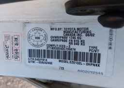 2003 TOYOTA Matrix XR