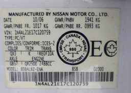 2007 NISSAN ALTIMA 2.5