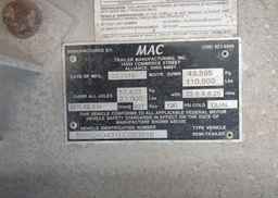 2020 MAC TRAILER MFG MAC TRAILER MFG