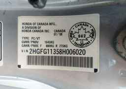 2008 HONDA CIVIC DX-G