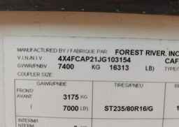 2018 FOREST RIVER CARDINAL 5TH WHEEL