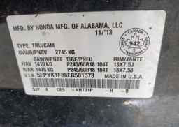 2014 HONDA Ridgeline