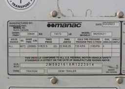 2024 MANAC INC VAN TRAILER