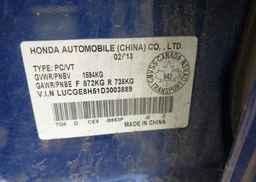 2013 HONDA FIT LX