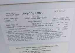 2012 JAYCO HOLIDAY TRAILER