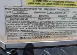 2012 Middlebury AMSVT 27 Foot Enclosed Sled Trailer