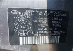 2010 HYUNDAI ELANTRA L