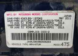 2011 MITSUBISHI RVR SE