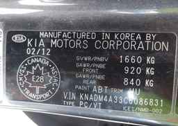 2012 KIA RIO EX