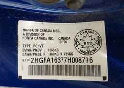 2007 HONDA CIVIC DX-G