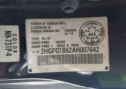 2010 HONDA CIVIC LX SR