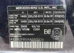 2010 MERCEDES-BENZ ML 350 BLUETEC 4MATIC