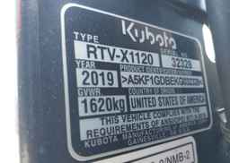 2019 Kubota RTV-X1140 DSL