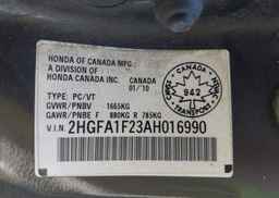 2010 HONDA CIVIC DX