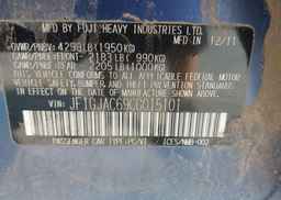 2012 SUBARU IMPREZA 2.0I TOURING PACKAGE