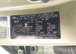 2013 KIA SOUL 2.0L 2U