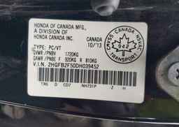 2013 HONDA CIVIC EX 4DR