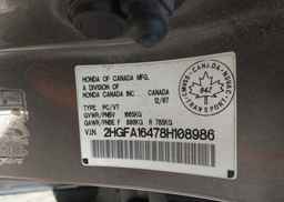 2008 HONDA CIVIC DX-G