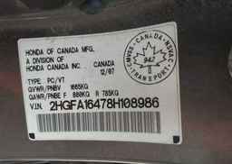 2008 HONDA CIVIC DX-G