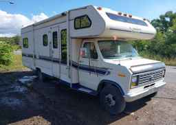 1990 FORD ECONOLINE E350 CUTAWAY VAN