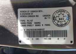 2012 HONDA CIVIC LX