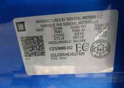 2018 CHEVROLET SONIC LT AUTO