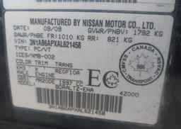 2010 NISSAN SENTRA 2.0S