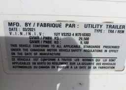 2022 UTILITY TRAILER MFG ENCLOSED UTILITY TRAILER