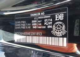 2014 MERCEDES-BENZ B 250 SPORTS TOURER